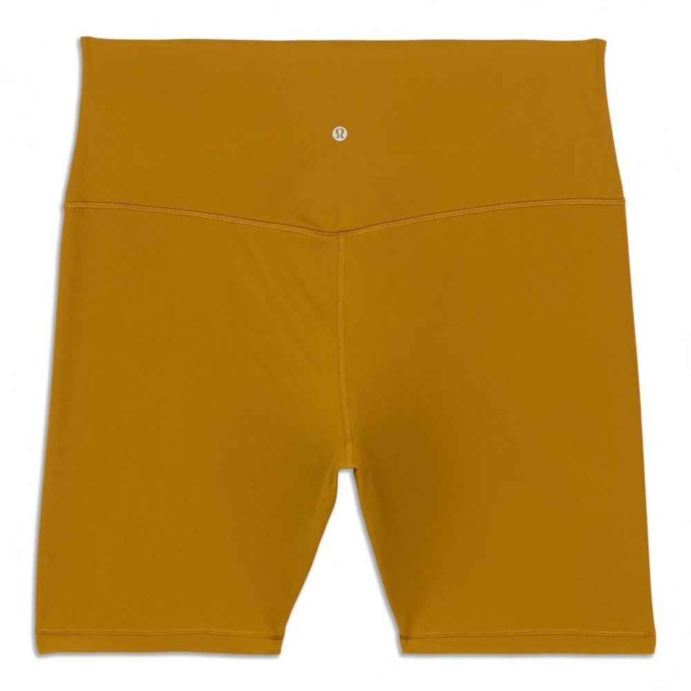 Lululemon Women's Align High-Rise Short 8" Stretch Yoga Pant Gold Spice  Size 8